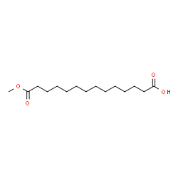 ChemSpider 2D Image | 14-Methoxy-14-oxotetradecanoic acid | C15H28O4