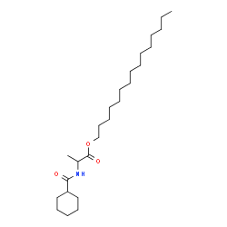 ChemSpider 2D Image | Pentadecyl N-(cyclohexylcarbonyl)alaninate | C25H47NO3