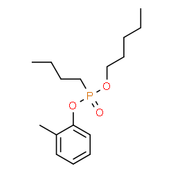 ChemSpider 2D Image | 2-Methylphenyl pentyl butylphosphonate | C16H27O3P