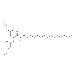 ChemSpider 2D Image | Tetradecyl [bis(2-ethylhexyl)amino](oxo)acetate | C32H63NO3
