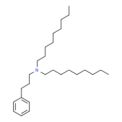 ChemSpider 2D Image | N-Nonyl-N-(3-phenylpropyl)-1-nonanamine | C27H49N