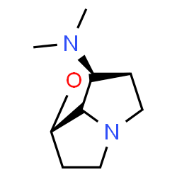 ChemSpider 2D Image | (1S,3S,8R)-N,N-Dimethyl-2-oxa-6-azatricyclo[4.2.1.0~3,7~]nonan-8-amine | C9H16N2O