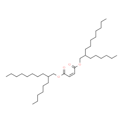 ChemSpider 2D Image | Bis(2-hexyldecyl) (2Z)-2-butenedioate | C36H68O4