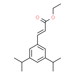 ChemSpider 2D Image | Ethyl (2E)-3-(3,5-diisopropylphenyl)acrylate | C17H24O2