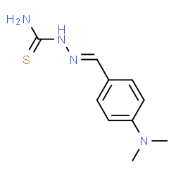 ChemSpider 2D Image | p-Dimethylaminobenzaldehyde thiosemicarbazone | C10H14N4S