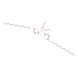 ChemSpider 2D Image | (2Z)-4-(Dodecyloxy)-4-oxo-2-butenoic acid - dibutyl-lambda~2~-stannane (2:1) | C40H74O8Sn