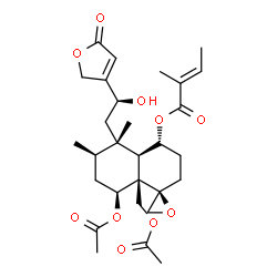 ChemSpider 2D Image | Ajugamarin A1 | C29H40O10