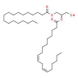 ChemSpider 2D Image | 1-stearoyl-2-linoleoyl-sn-glycerol | C39H72O5