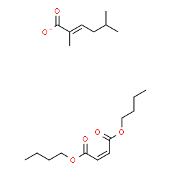 ChemSpider 2D Image | dibutyl (Z)-but-2-enedioate; (E)-2,5-dimethylhex-2-enoate | C20H33O6