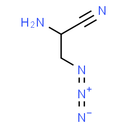 ChemSpider 2D Image | 2-Amino-3-azidopropanenitrile | C3H5N5