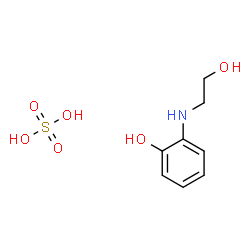ChemSpider 2D Image | o-[(2-Hydroxyethyl)amino]phenol sulfate | C8H13NO6S