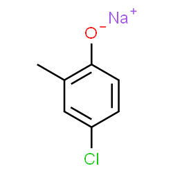 ChemSpider 2D Image | Sodium 4-chloro-2-methylphenolate | C7H6ClNaO