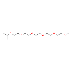 ChemSpider 2D Image | 18-Methyl-2,5,8,11,14,17-hexaoxanonadecane | C14H30O6