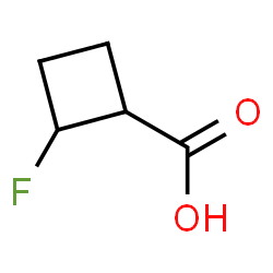 ChemSpider 2D Image | 2-Fluorocyclobutanecarboxylic acid | C5H7FO2