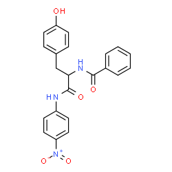 ChemSpider 2D Image | N-Benzoyl-L-tyrosine p-nitroanilide | C22H19N3O5