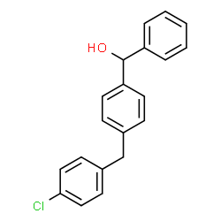 ChemSpider 2D Image | [4-(4-Chlorobenzyl)phenyl](phenyl)methanol  | C20H17ClO