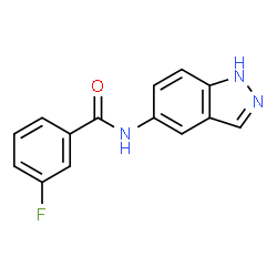 ChemSpider 2D Image | 3-Fluoro-N-(1H-indazol-5-yl)benzamide | C14H10FN3O