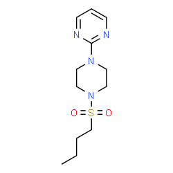 ChemSpider 2D Image | 2-[4-(Butylsulfonyl)-1-piperazinyl]pyrimidine | C12H20N4O2S