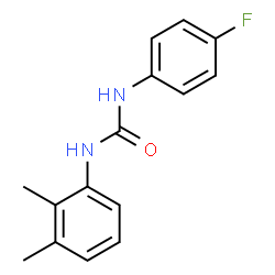 ChemSpider 2D Image | 1-(2,3-Dimethylphenyl)-3-(4-fluorophenyl)urea | C15H15FN2O