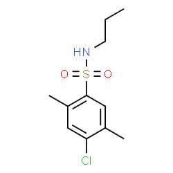 ChemSpider 2D Image | 4-Chloro-2,5-dimethyl-N-propylbenzenesulfonamide | C11H16ClNO2S