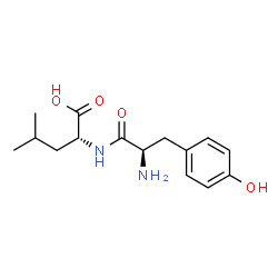 ChemSpider 2D Image | D-Tyrosyl-D-leucine | C15H22N2O4