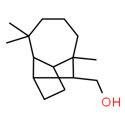 ChemSpider 2D Image | (3,3,7-Trimethyltricyclo[5.4.0.0~2,9~]undec-8-yl)methanol | C15H26O