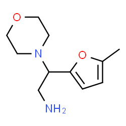ChemSpider 2D Image | 2-(5-Methylfuran-2-yl)-2-morpholinoethanamine | C11H18N2O2