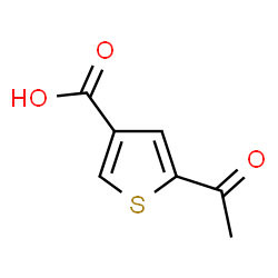ChemSpider 2D Image | 5-Acetyl-3-thiophenecarboxylic acid | C7H6O3S