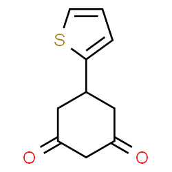 ChemSpider 2D Image | 5-(2-Thienyl)-1,3-cyclohexanedione | C10H10O2S