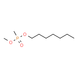 ChemSpider 2D Image | Heptyl methyl methylphosphonate | C9H21O3P