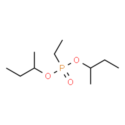 ChemSpider 2D Image | dibutan-2-yl ethylphosphonate | C10H23O3P