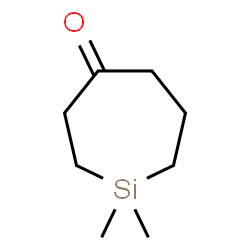 ChemSpider 2D Image | 1,1-Dimethyl-4-silepanone | C8H16OSi