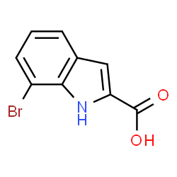 ChemSpider 2D Image | 7-Bromoindole-2-carboxylic acid | C9H6BrNO2