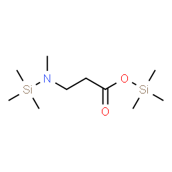 ChemSpider 2D Image | Trimethylsilyl 3-[methyl(trimethylsilyl)amino]propanoate | C10H25NO2Si2