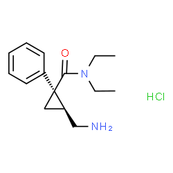 ChemSpider 2D Image | Milnacipran hydrochloride | C15H23ClN2O