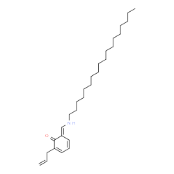ChemSpider 2D Image | (6E)-2-Allyl-6-[(octadecylamino)methylene]-2,4-cyclohexadien-1-one | C28H47NO