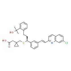 ChemSpider 2D Image | (S)-montelukast | C35H36ClNO3S