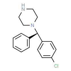 ChemSpider 2D Image | (+)-norchlorcyclizine | C17H19ClN2