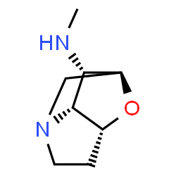ChemSpider 2D Image | (1S,3R,7R,8S)-N-Methyl-2-oxa-6-azatricyclo[4.2.1.0~3,7~]nonan-8-amine | C8H14N2O