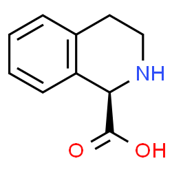 ChemSpider 2D Image | (R)-1,2,3,4-tetrahydroisoquinoline-1-carboxylic acid | C10H11NO2