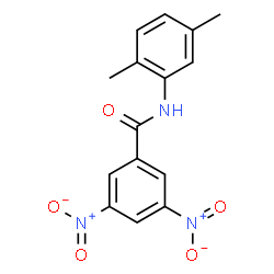 ChemSpider 2D Image | N-(2,5-Dimethylphenyl)-3,5-dinitrobenzamide | C15H13N3O5