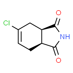 ChemSpider 2D Image | (3aR,7aS)-5-Chloro-3a,4,7,7a-tetrahydro-1H-isoindole-1,3(2H)-dione | C8H8ClNO2