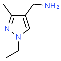 ChemSpider 2D Image | 1-(1-ETHYL-3-METHYLPYRAZOL-4-YL)METHANAMINE | C7H13N3