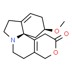 ChemSpider 2D Image | (4bS,6R)-6-Methoxy-1,4,6,7,9,10,12,13-octahydro-3H,5H-pyrano[4',3':3,4]pyrido[2,1-i]indol-3-one | C16H21NO3