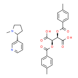ChemSpider 2D Image | (+)-nicotine | C30H32N2O8