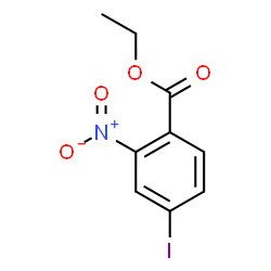 ChemSpider 2D Image | Ethyl 4-iodo-2-nitrobenzoate | C9H8INO4