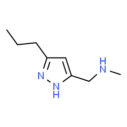 ChemSpider 2D Image | N-Methyl-5-propyl-1H-pyrazole-3-methanamine | C8H15N3