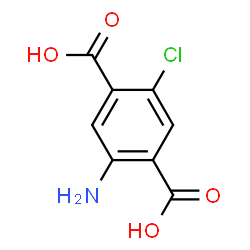 ChemSpider 2D Image | 2-Amino-5-chloroterephthalic acid | C8H6ClNO4