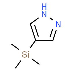 ChemSpider 2D Image | 4-(Trimethylsilyl)-1H-pyrazole  | C6H12N2Si