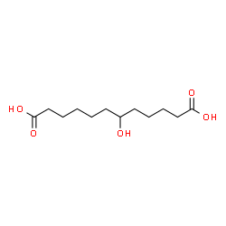 ChemSpider 2D Image | 6-Hydroxydodecanedioic acid | C12H22O5